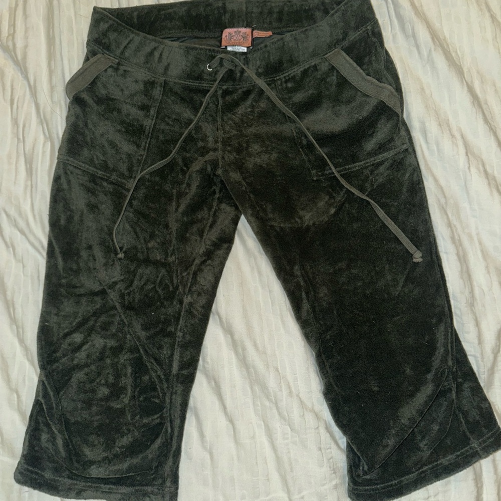 Juicy Couture Green Vintage Velour Joggers🚫SOLD
